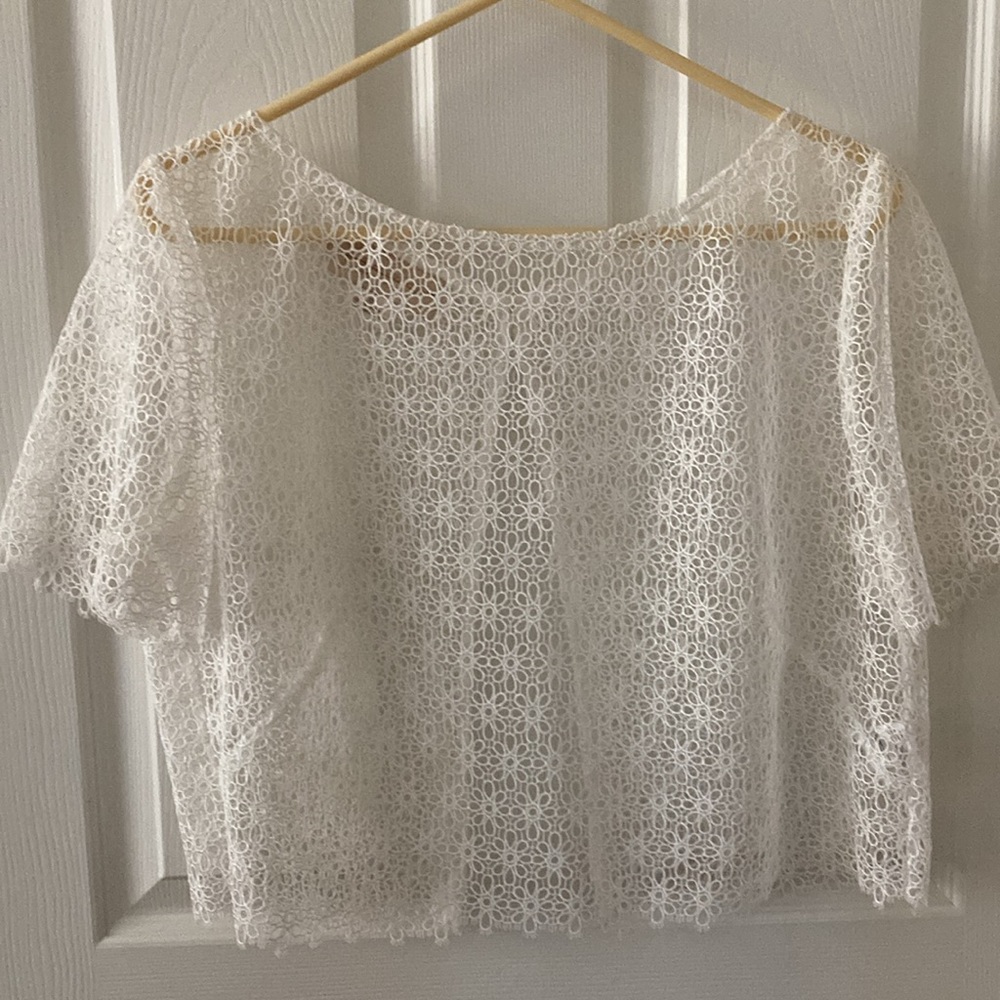 Jenny Yoo for BHLDN Wedding Topper. Worn once. - Picture 3 of 8